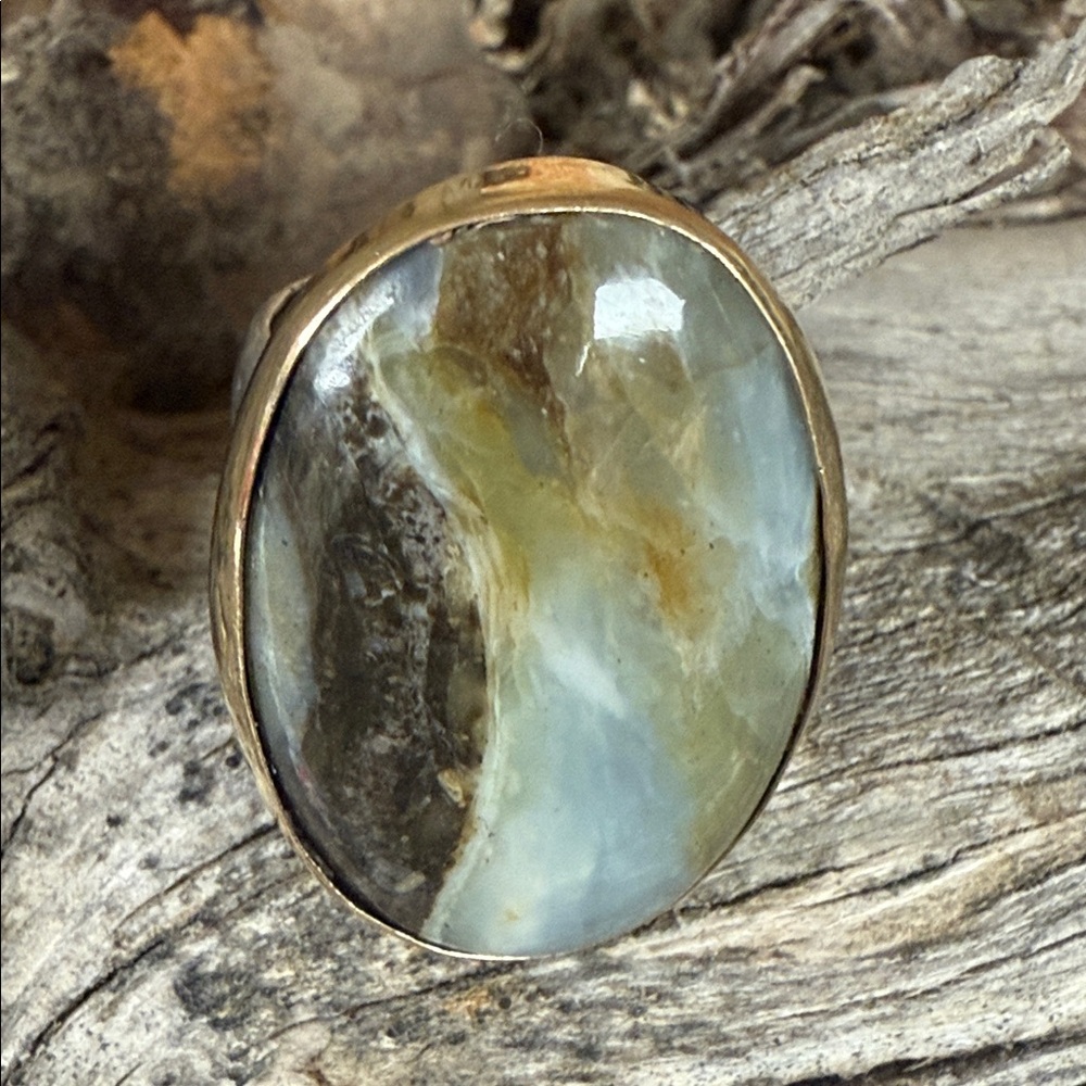 Jes MaHarry “Mystic Skies” Opal ring. New in box.